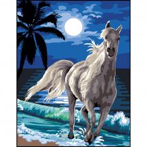 Canevas Pénélope  - Luc Créations - Galop sous la lune
