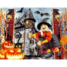 Canevas Pénélope  - Luc Créations - Halloween