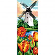 Canevas Pénélope  - Margot de Paris - Le moulin