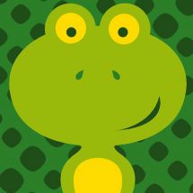 Kit de canevas pour enfant - SEG de Paris - La grenouille verte