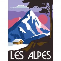 Canevas Pénélope  - Margot de Paris - Les Alpes