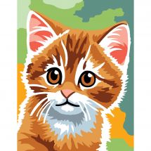 Kit de canevas pour enfant - Margot de Paris - Chat roux