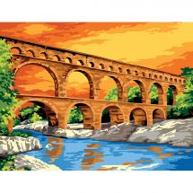 Canevas Pénélope  - SEG de Paris - Le pont du Gard