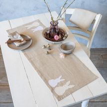 Kit couture - Anchor - Kit chemin de table "lapins" à confectionner