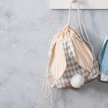 Kit couture - Anchor - Kit confection sac à dos "Bunny" - Blanc/Rose