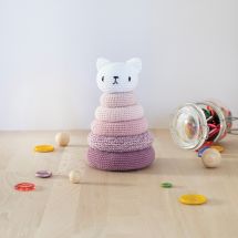 Kit à crocheter - Anchor - Anneaux à empiler - chat