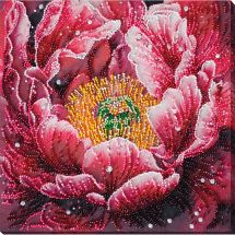 Kit de broderie avec perles - Abris Art - Baiser de rosée