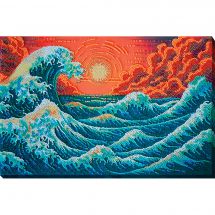 Kit de broderie avec perles - Abris Art - Le murmure de la mer