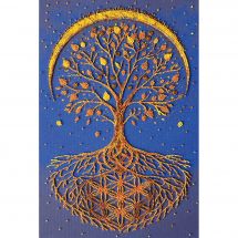 Kit de broderie avec perles - Abris Art - Éclat de la vie