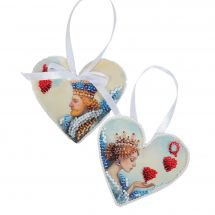 Kit de broderie avec perles - Abris Art - Amour royal
