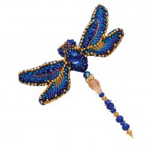 Kit de broderie avec perles - Abris Art - Libellule