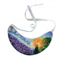 Kit de broderie avec perles - Abris Art - Collier "esquisse d'été"