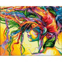 Kit de broderie Diamant - Diamond Painting - Couleurs du vent