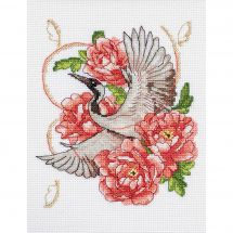 Kit broderie point de croix - Abris Art - Envol pour les rêves