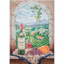 Kit broderie point de croix - Abris Art - Rêve de sommelier