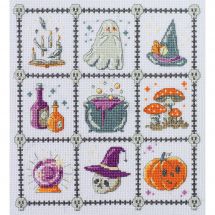 Kit broderie point de croix - Abris Art - La sorcellerie pour débutants