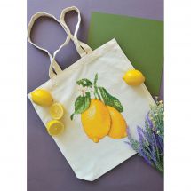Kit de sac à broder  - Abris Art - Inspiration jaune