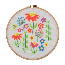 Kit point de croix - Anchor - Floral dispersé