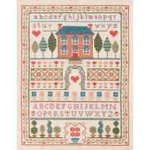 Kit point de croix - Anchor - Heritage Sampler - Collection fils de lin
