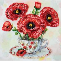 Kit de broderie avec perles - Abris Art - Un matin inspiré
