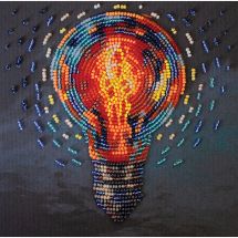 Kit de broderie avec perles - Abris Art - Apporter la lumière