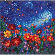 Kit de broderie avec perles - Abris Art - Songe d'une nuit d'été
