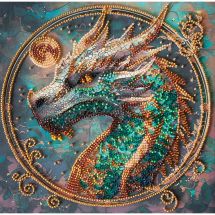 Kit broderie point de croix - Abris Art - Souffle de feu
