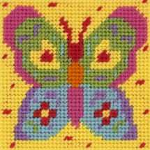Kit de canevas pour enfant - Anchor - Papillon