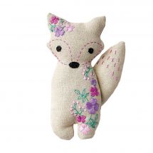 Kit au point de broderie  - Anchor - Frida la renarde