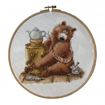 Kit broderie point de croix - Andriana - Tea party