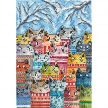 Kit broderie point de croix - Andriana - Voix du printemps