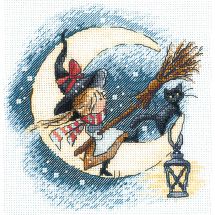 Kit broderie point de croix - Andriana - Rêves lunaires