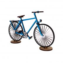 Puzzle 3D Bois - Agent Paper - Bicyclette bleue