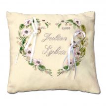 Kit de coussin à broder - Aux 4 points du monde - Mariage