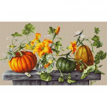 Kit broderie point de croix - Luca-S - Citrouilles