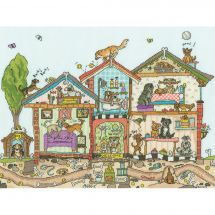Kit point de croix - Bothy Threads - Maison pour chiens