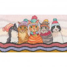 Kit broderie point de croix - Bothy Threads - Une joyeuse bande