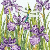 Kit broderie point de croix - Bothy Threads - Jardin d'Iris