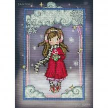 Kit broderie point de croix - Bothy Threads - Baisers de flocon de neige