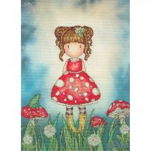 Kit broderie point de croix - Bothy Threads - Petit champignon