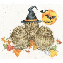 Kit broderie point de croix - Bothy Threads - Happy Owl-o-ween 