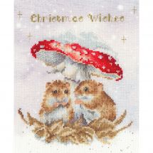 Kit broderie point de croix - Bothy Threads - Champignon à l'auberge