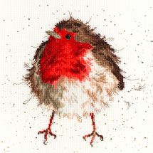 Kit point de croix - Bothy Threads - Joyeux rouge gorge
