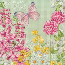 Kit broderie point de croix - Bothy Threads - Prairie en fleurs