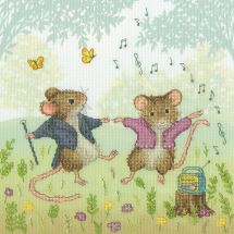 Kit broderie point de croix - Bothy Threads - Valse des bois