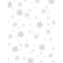 Toile en coupon - Brod'star - Coupon étoiles de neige - 30 x 40 cm