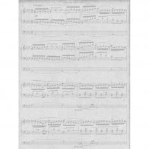 Toile à broder en coupon - Brod'star - Coupon partition musique - 30 x 40 cm