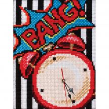 Kit de canevas horloge - Collection d'Art - Pop art