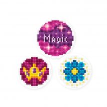 Sticker broderie Diamant - Collection d'Art - Planche 3 autocolllants - Magic