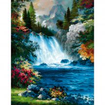 Kit de broderie Diamant - Collection d'Art - Cascade
